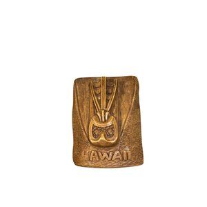 Coco Joe’s Napkin Holder Hapa Wood Carved Hawaii Lono Head